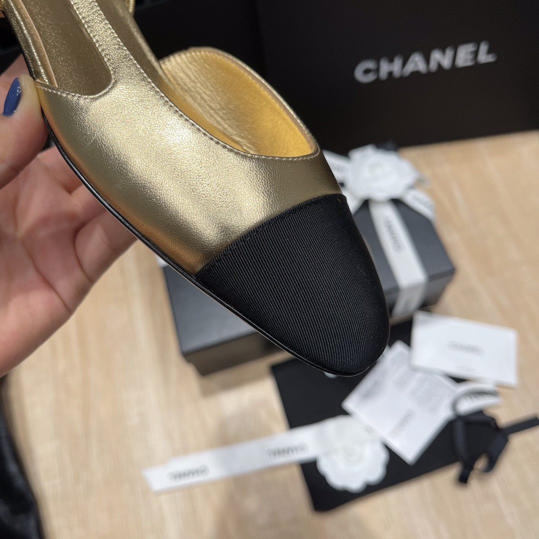 UA CHANEL SLINGBACKS FLAT