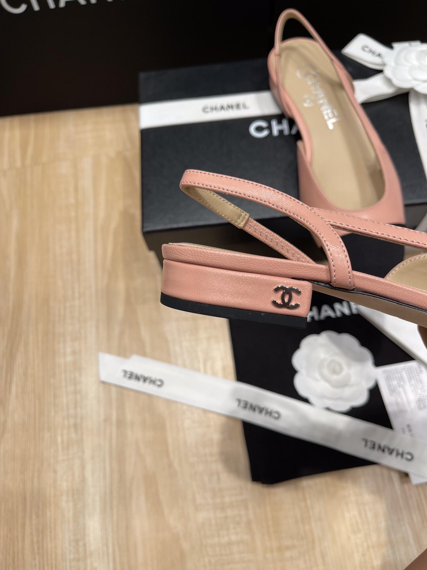 UA CHANEL SLINGBACKS FLAT