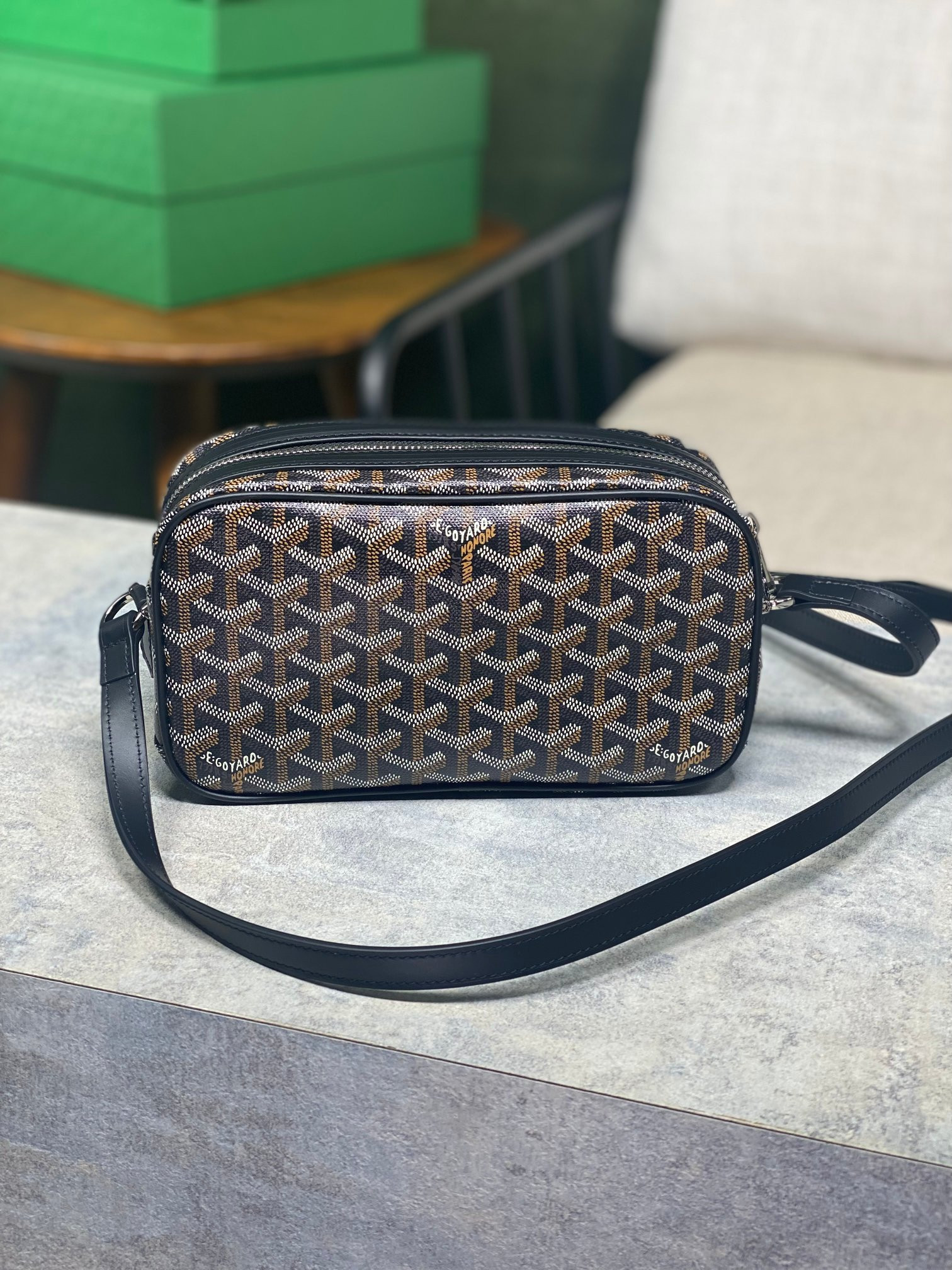 Goyard Cap-Vert PM Bag 13x6.5x22cm