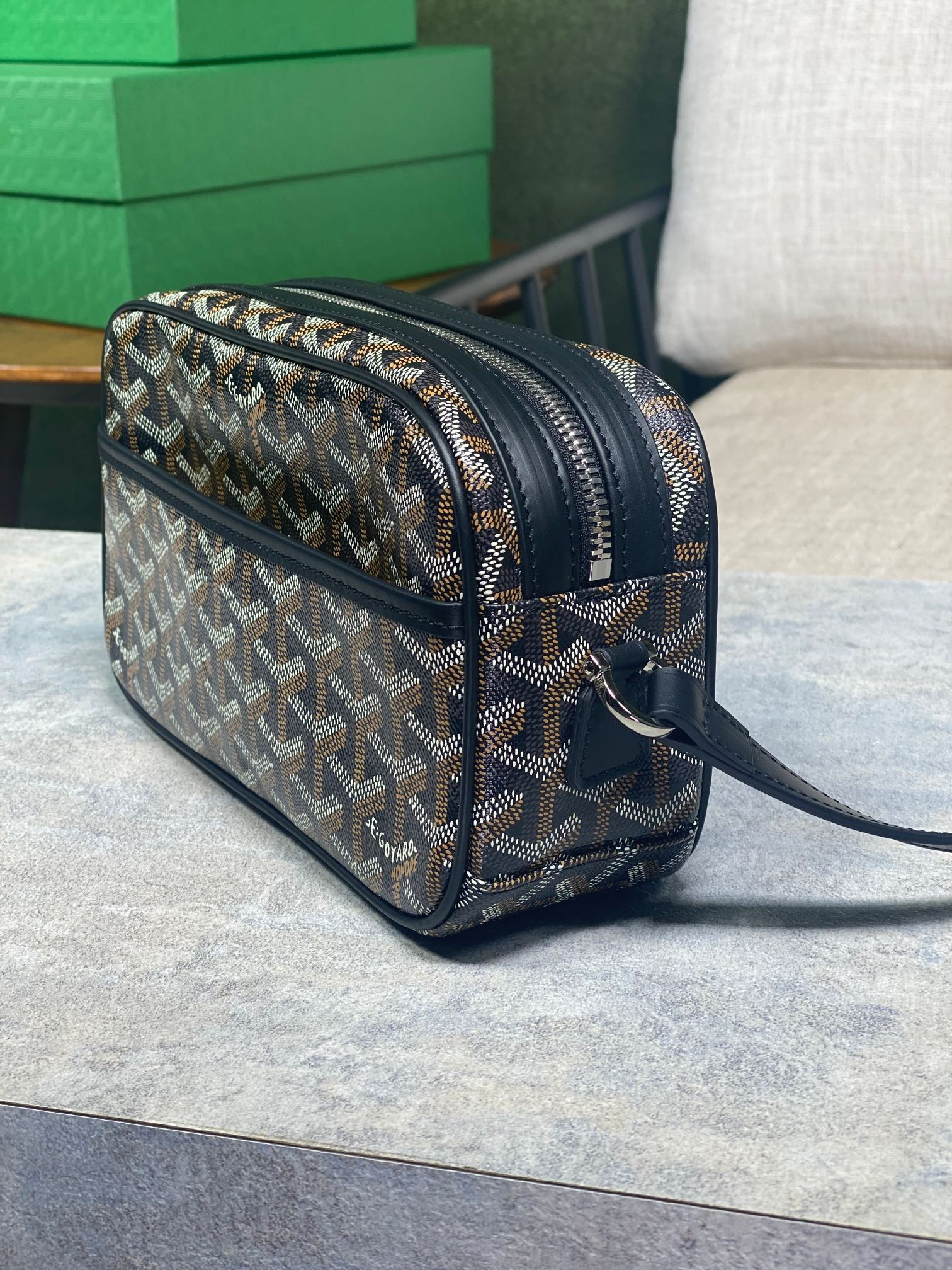 Goyard Cap-Vert PM Bag 13x6.5x22cm