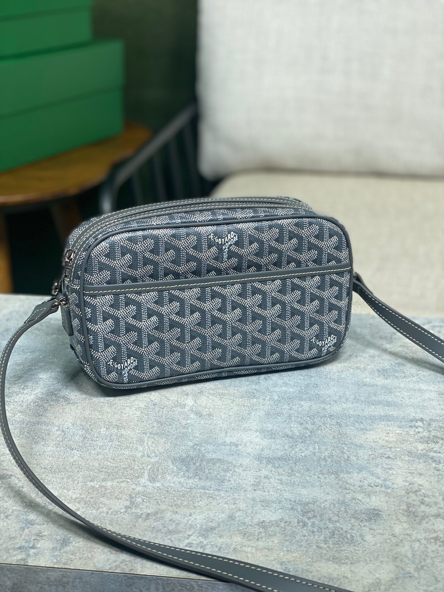 Goyard Cap-Vert PM Bag 13x6.5x22cm