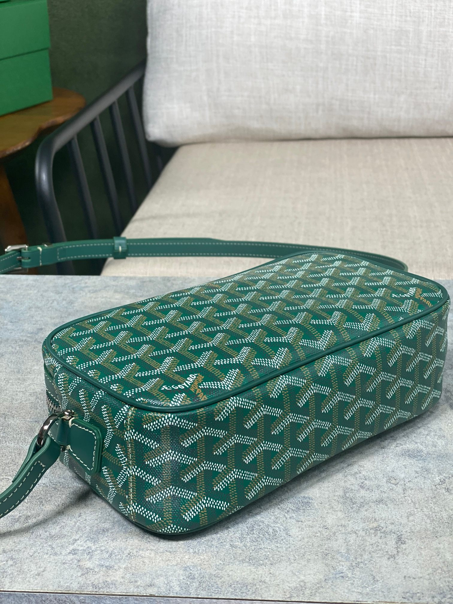 Goyard Cap-Vert PM Bag 13x6.5x22cm