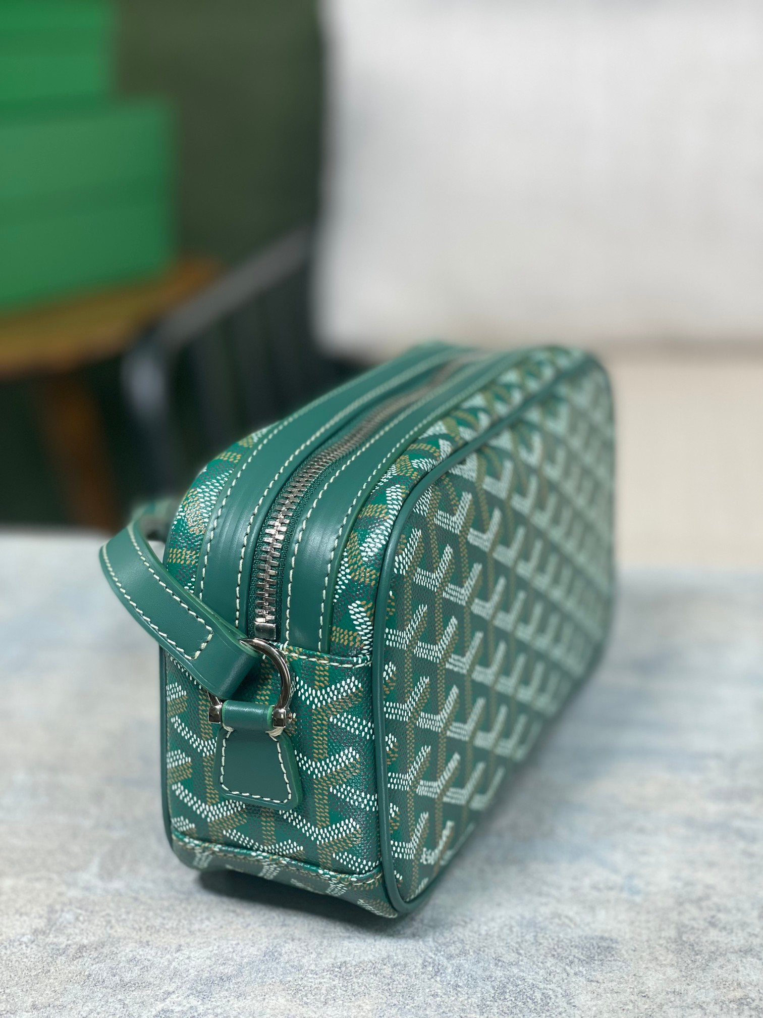 Goyard Cap-Vert PM Bag 13x6.5x22cm