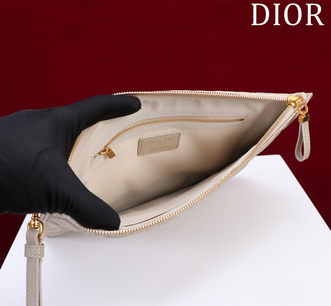 Large Dior Caro Daily Pouch 30 x 21.5 cm
