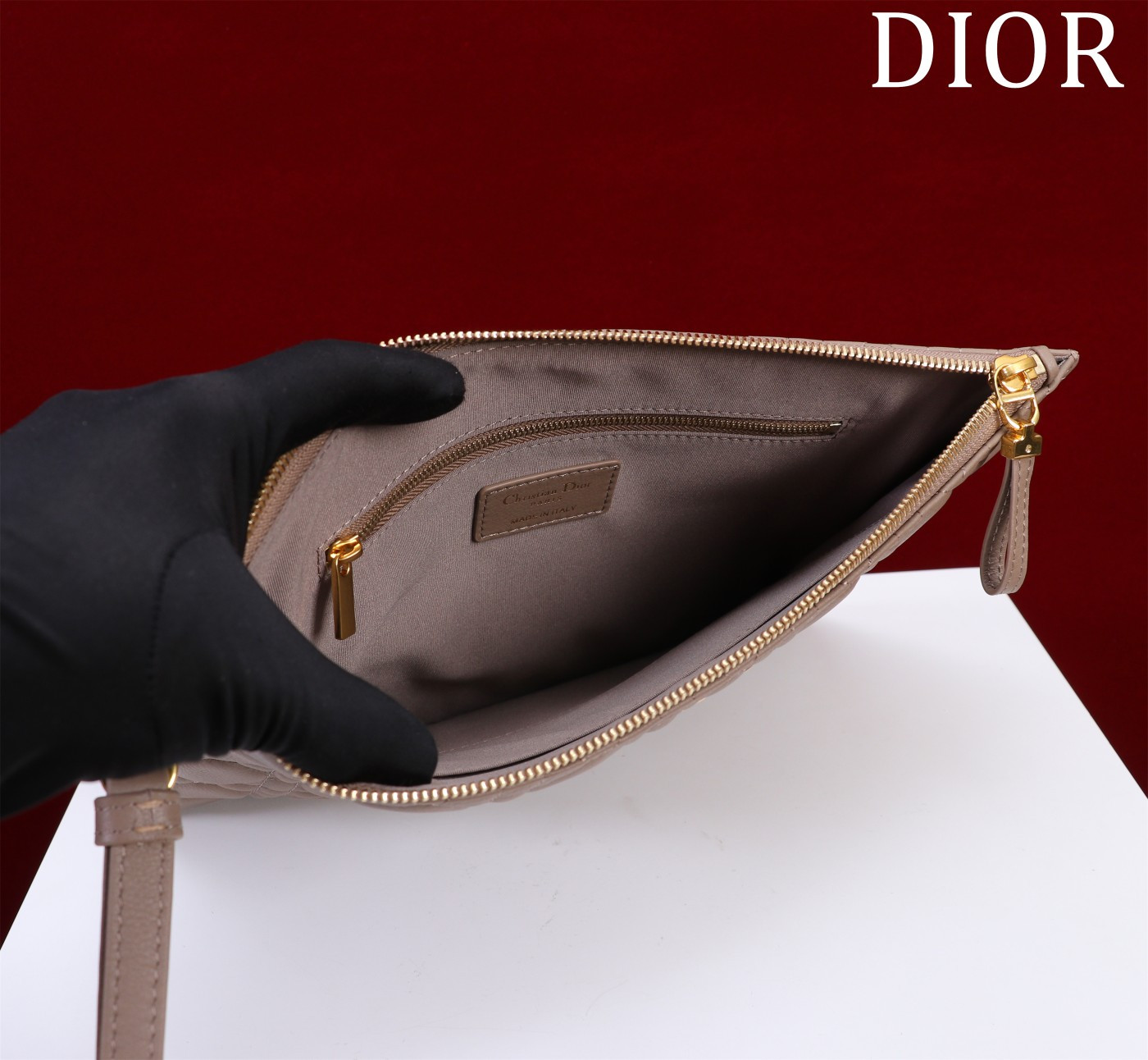 Large Dior Caro Daily Pouch 30 x 21.5 cm