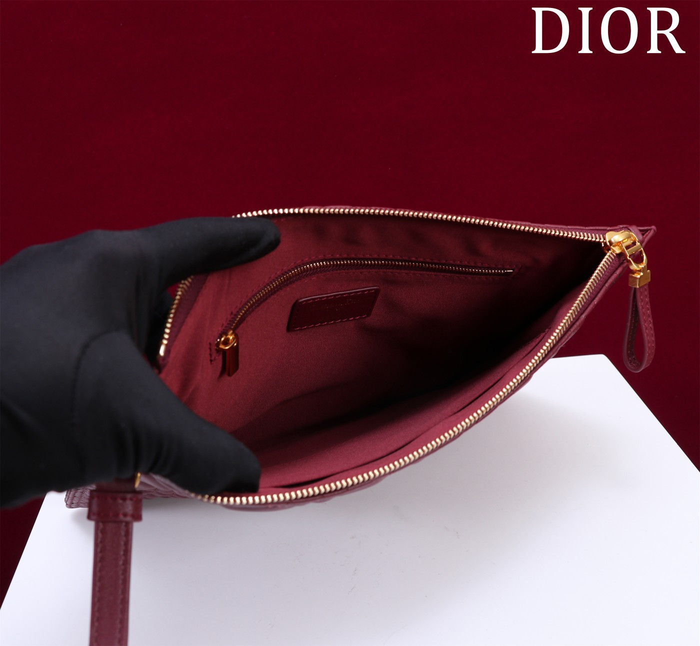 Large Dior Caro Daily Pouch 30 x 21.5 cm