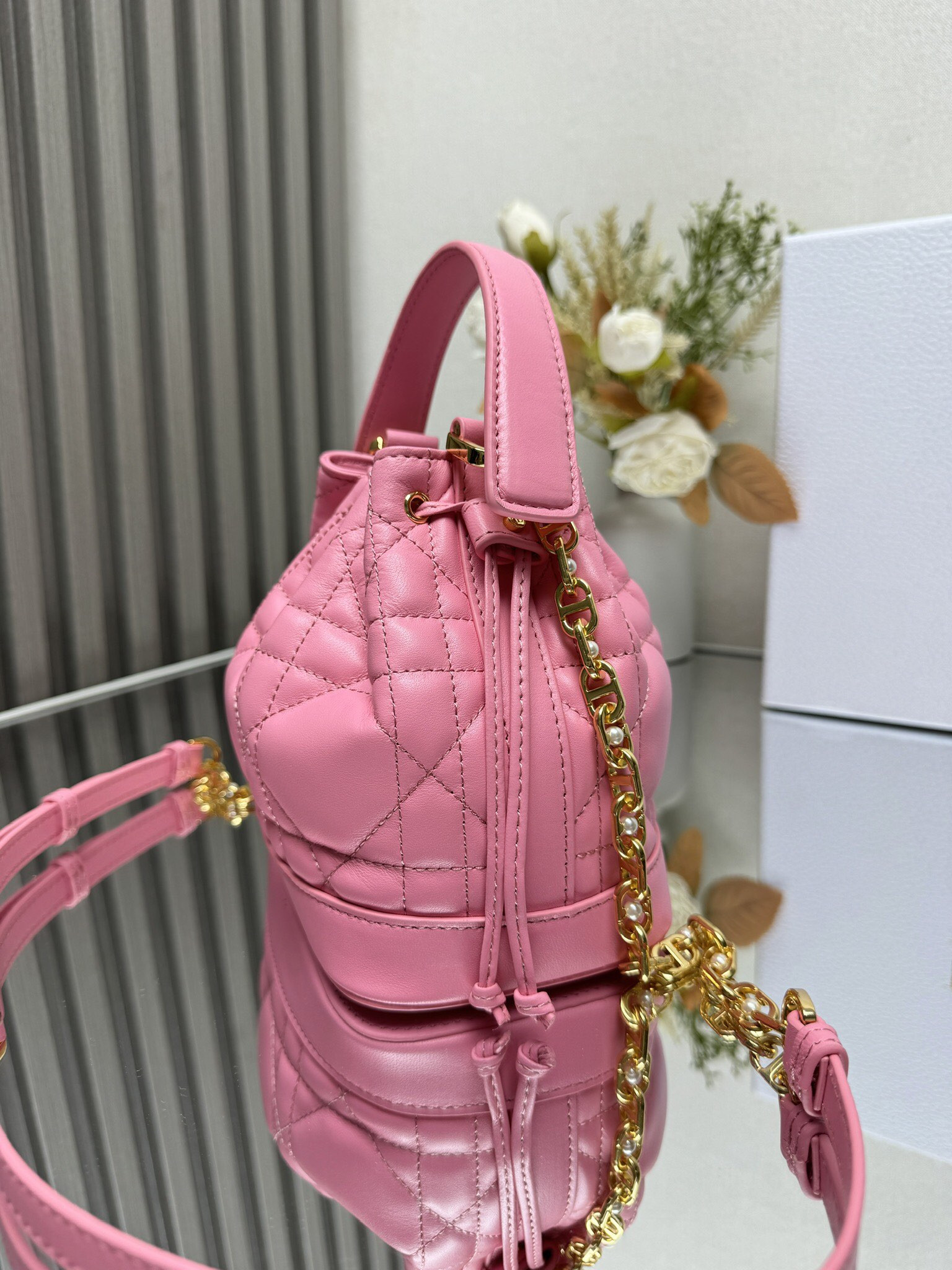Small Dior Jolie Bucket Bag 17 x 16 x 10.5 cm