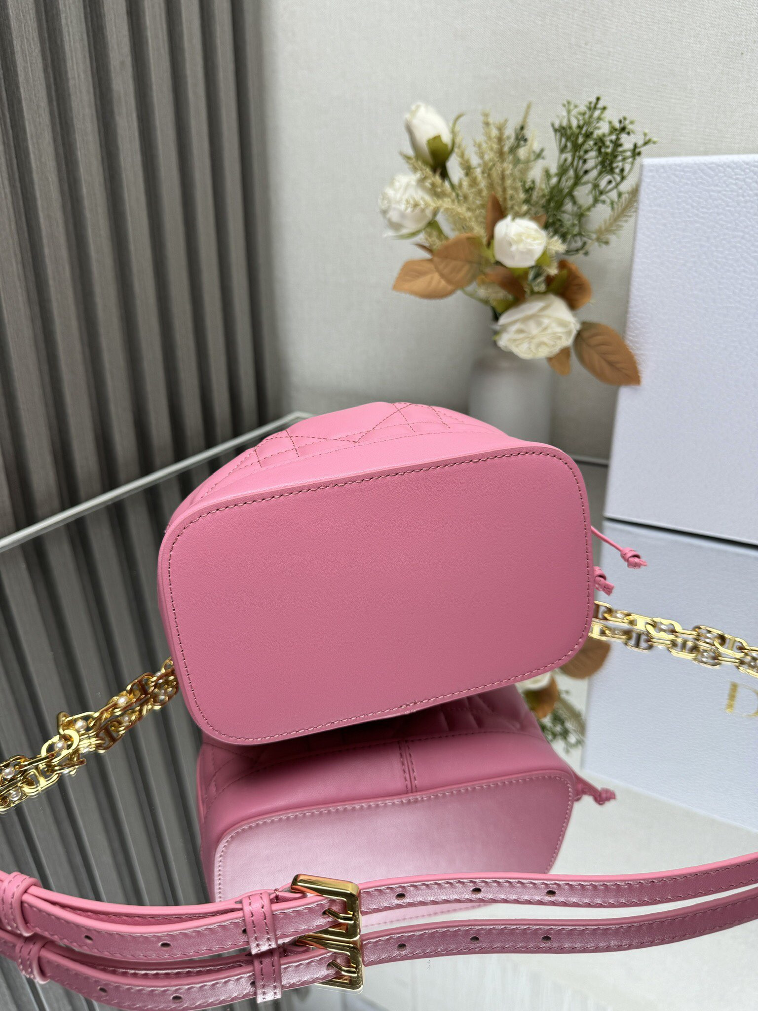 Small Dior Jolie Bucket Bag 17 x 16 x 10.5 cm