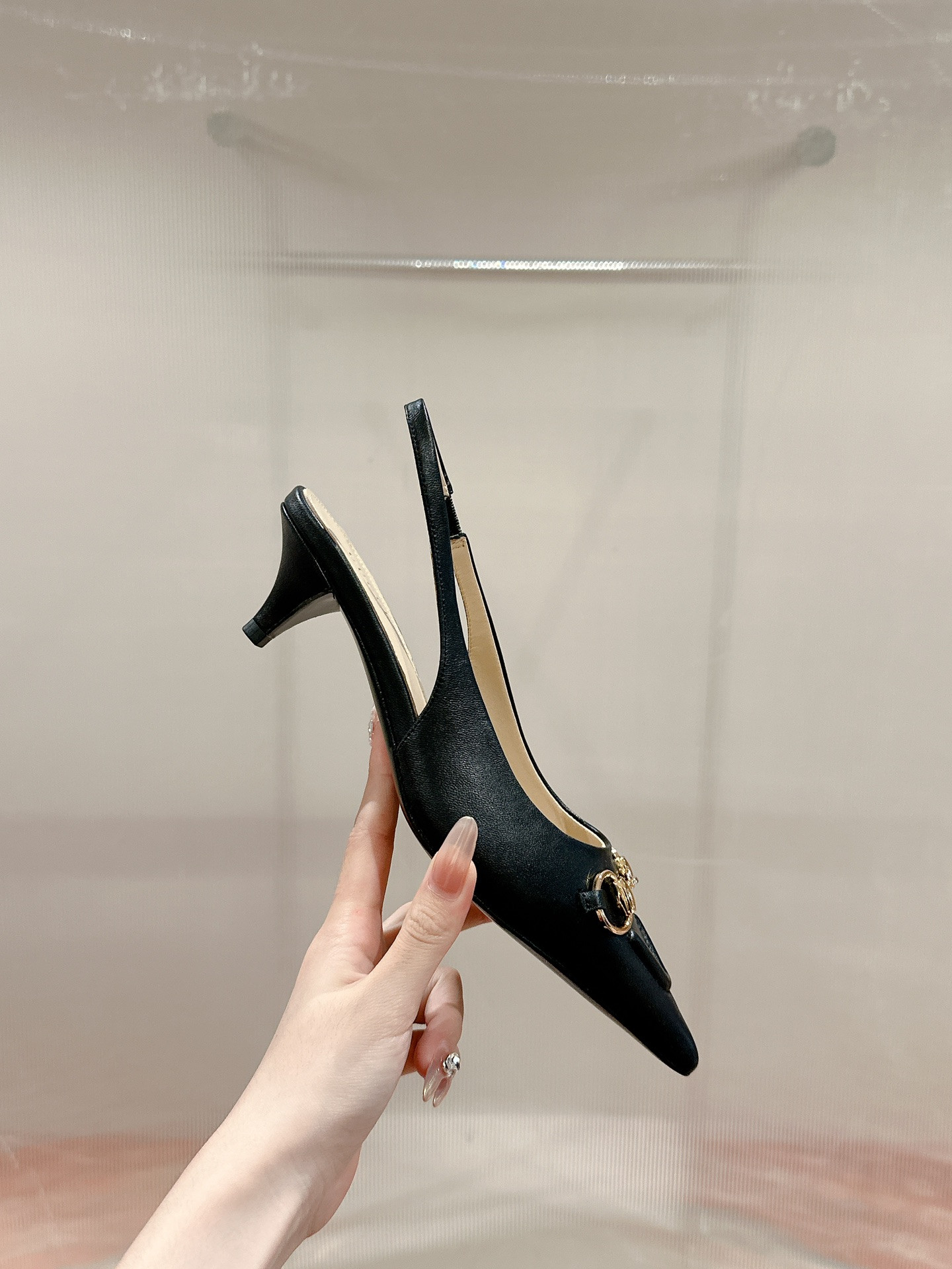 UA GUCCI HORSEBIT SLINGBACK PUMP LOW HEEL