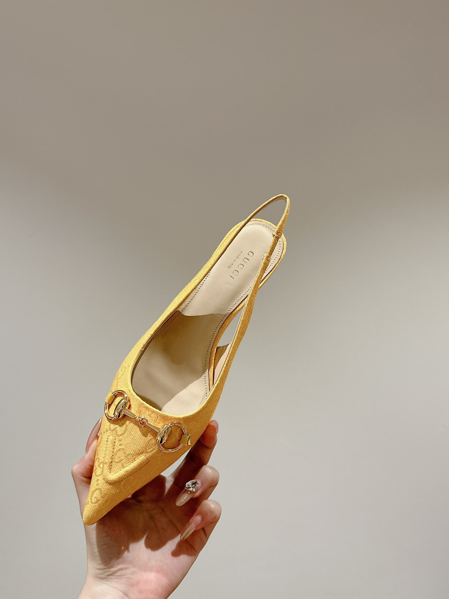 UA GUCCI HORSEBIT SLINGBACK PUMP LOW HEEL