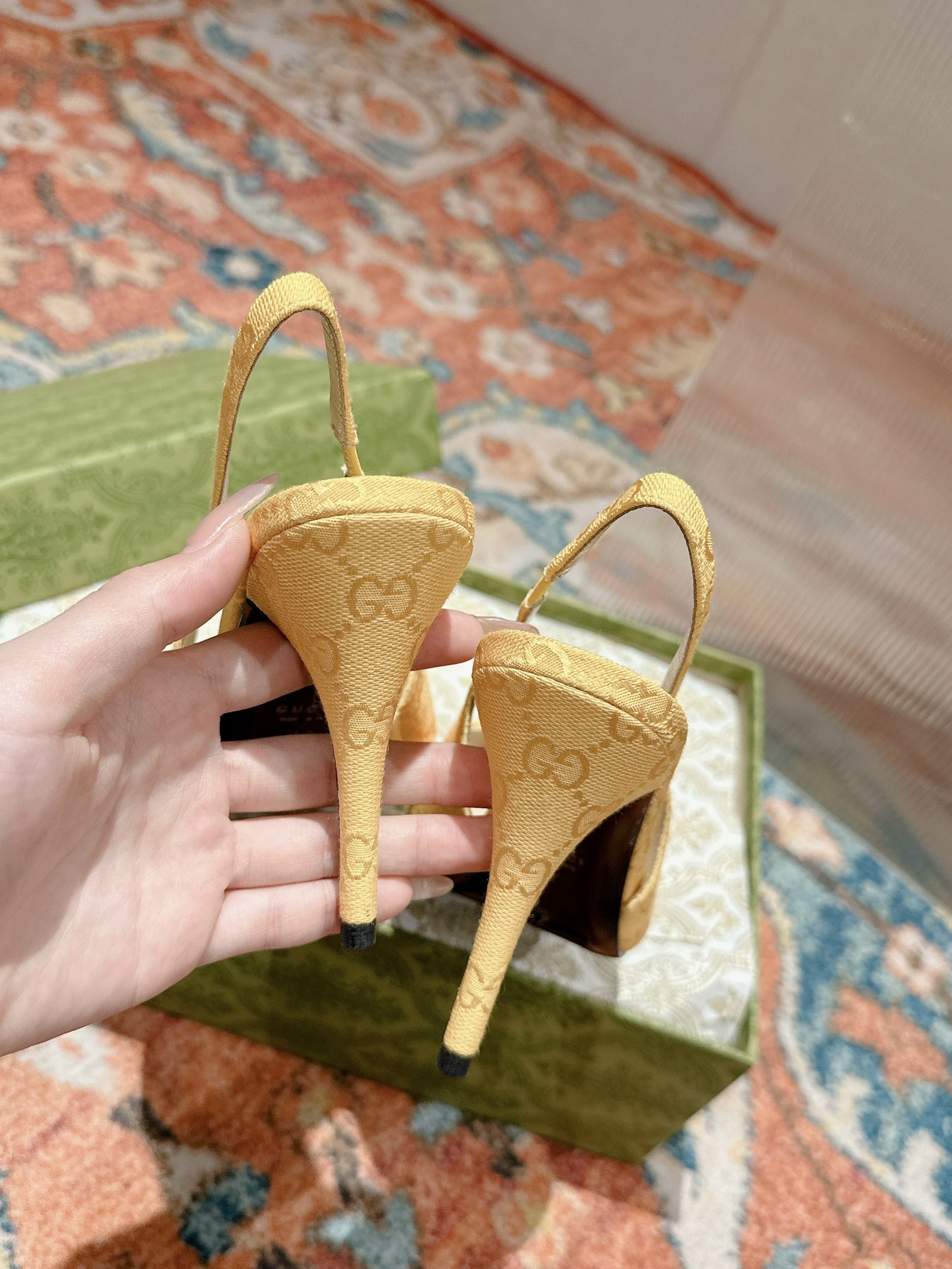 UA GUCCI HORSEBIT SLINGBACK PUMP HIGH HEEL