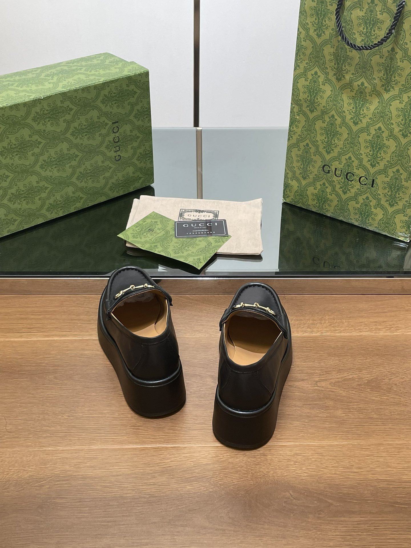 UA GUCCI HORSEBIT WEDGE LOAFER