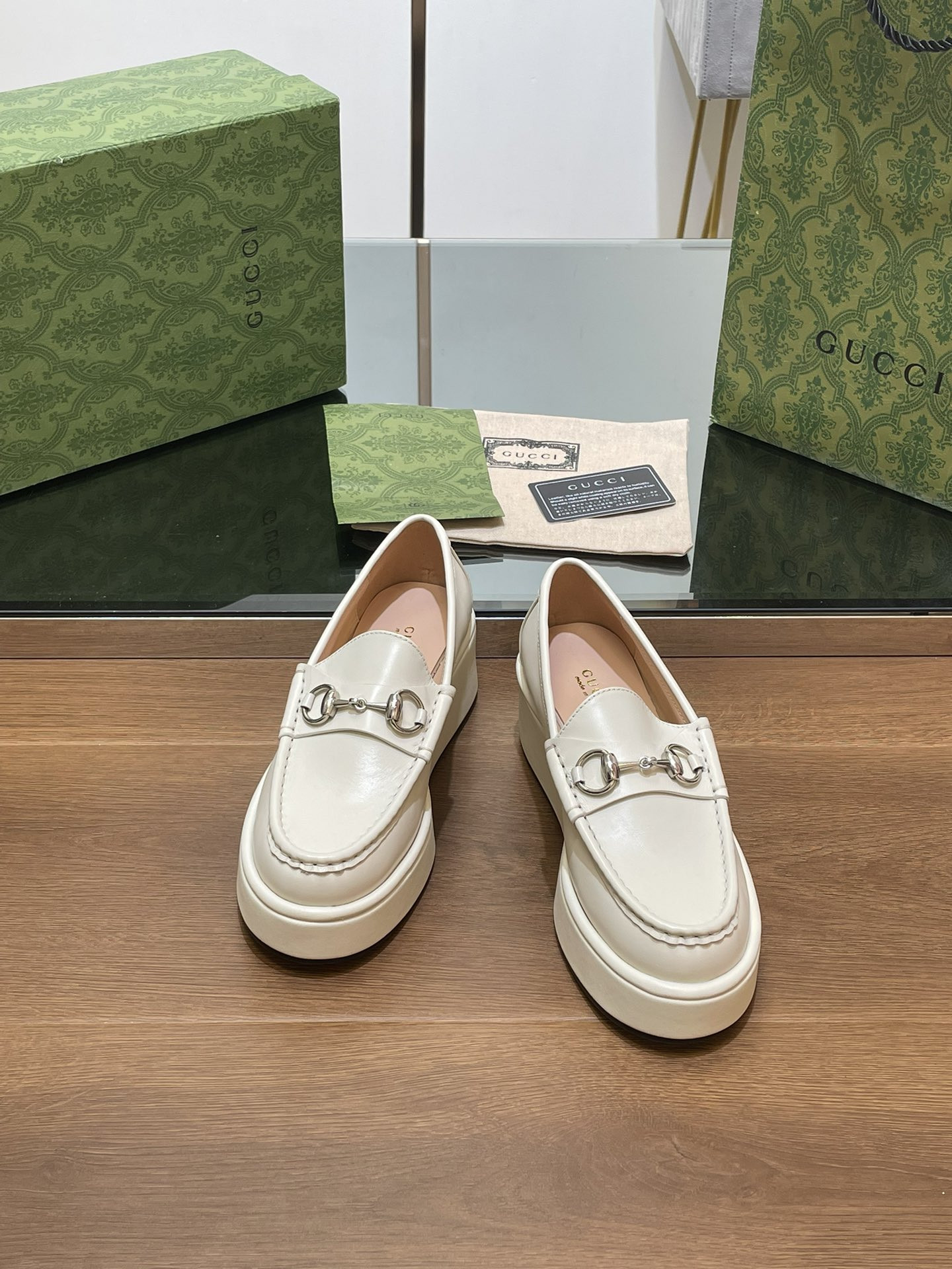 UA GUCCI HORSEBIT WEDGE LOAFER