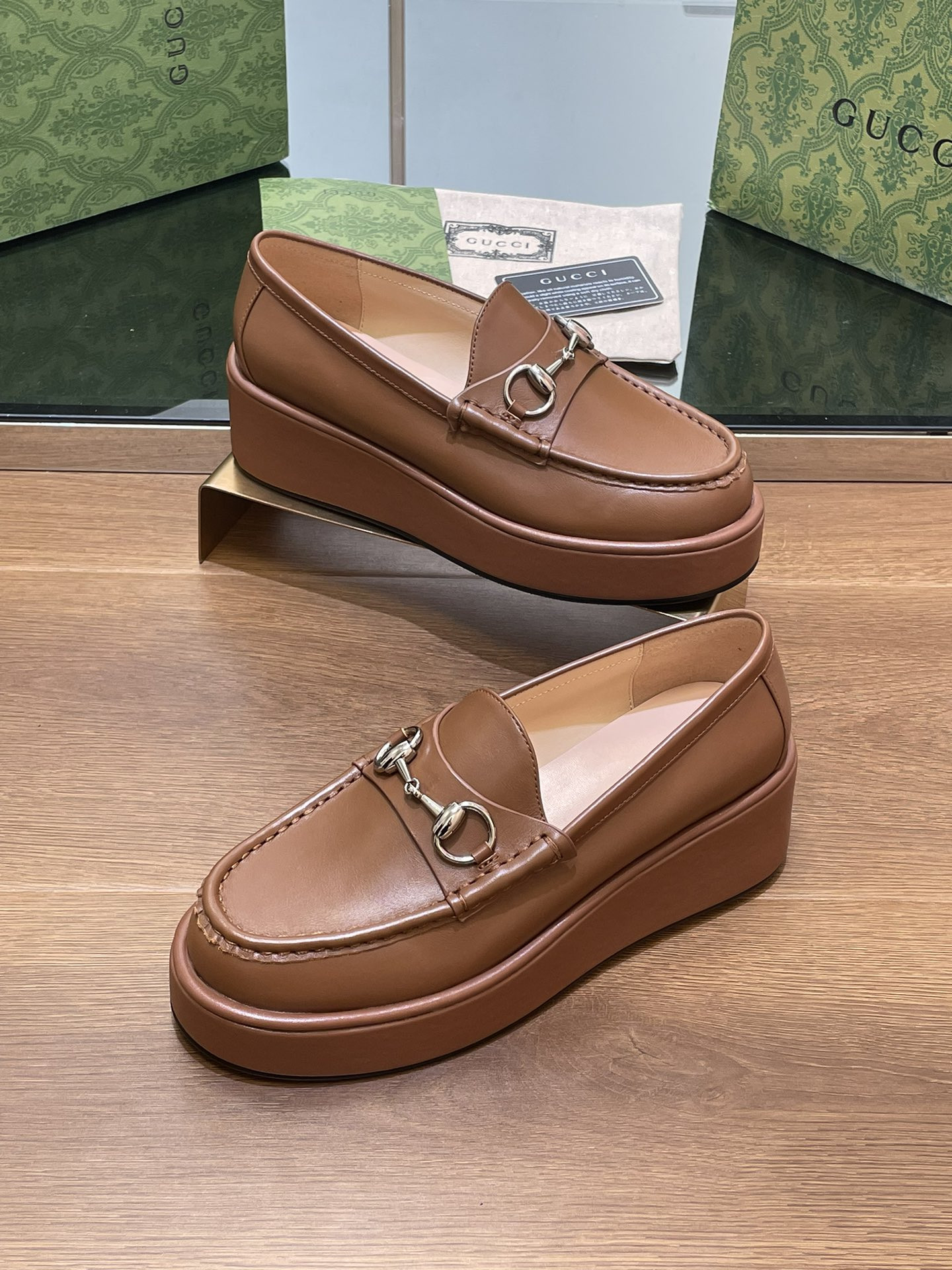 UA GUCCI HORSEBIT WEDGE LOAFER