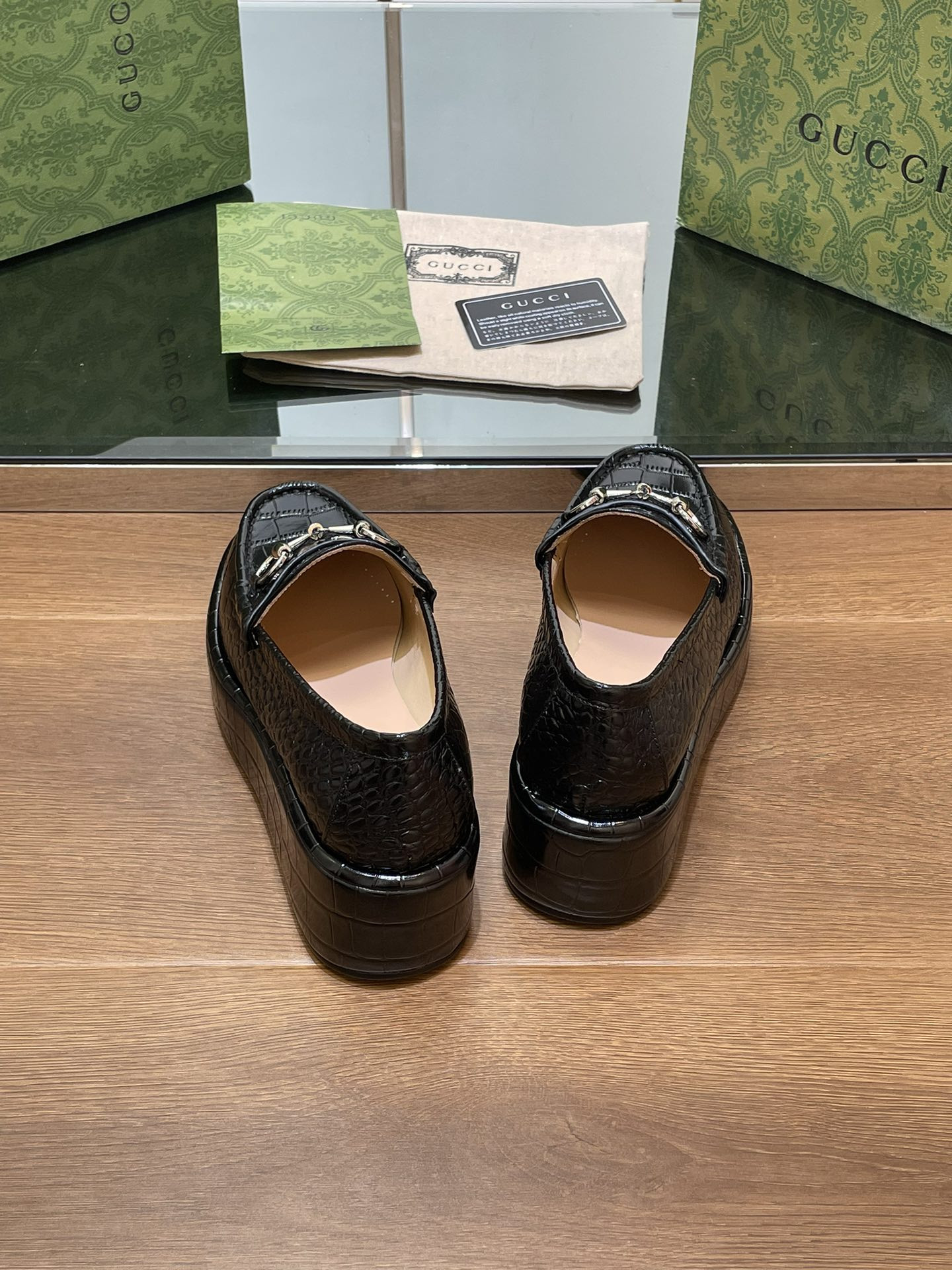 UA GUCCI HORSEBIT WEDGE LOAFER