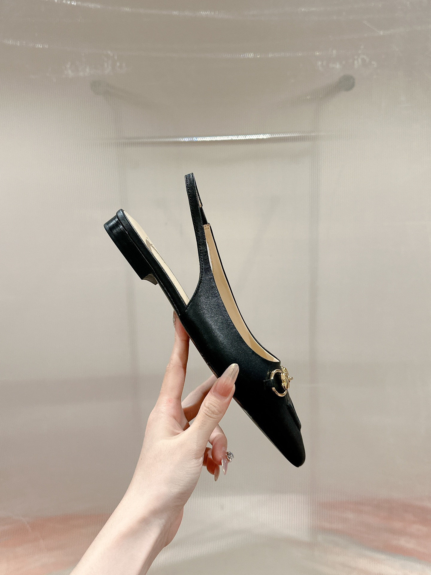 UA GUCCI HORSEBIT SLINGBACK FLAT