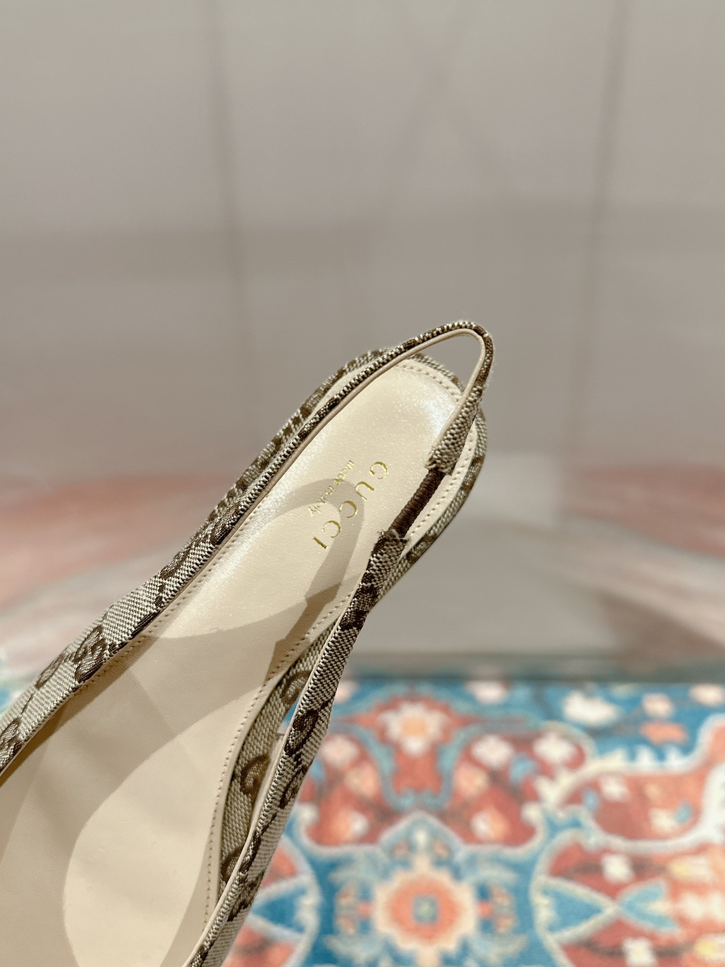 UA GUCCI HORSEBIT SLINGBACK FLAT