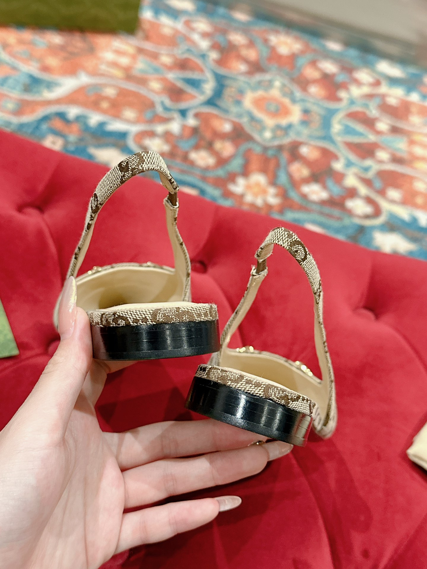 UA GUCCI HORSEBIT SLINGBACK FLAT