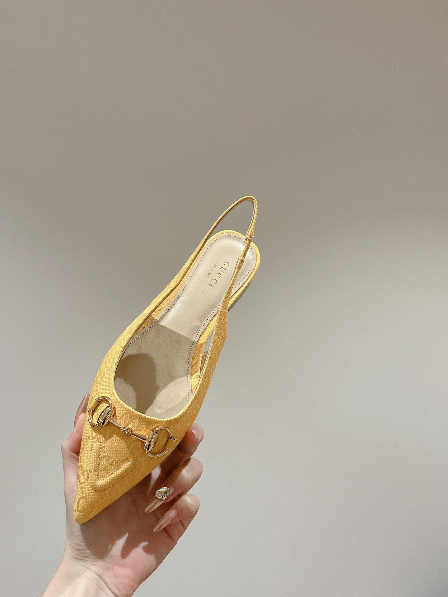 UA GUCCI HORSEBIT SLINGBACK FLAT