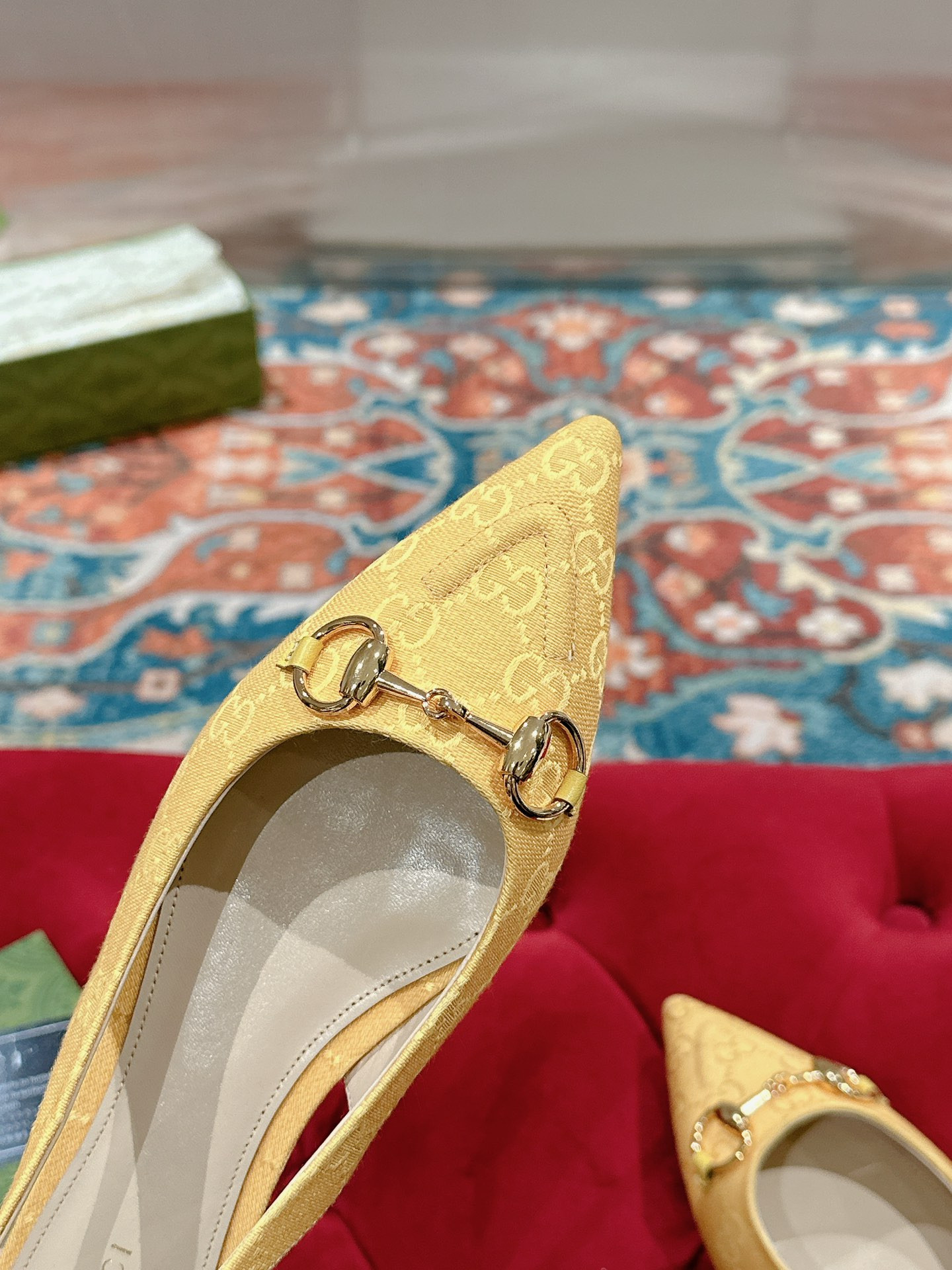 UA GUCCI HORSEBIT SLINGBACK FLAT