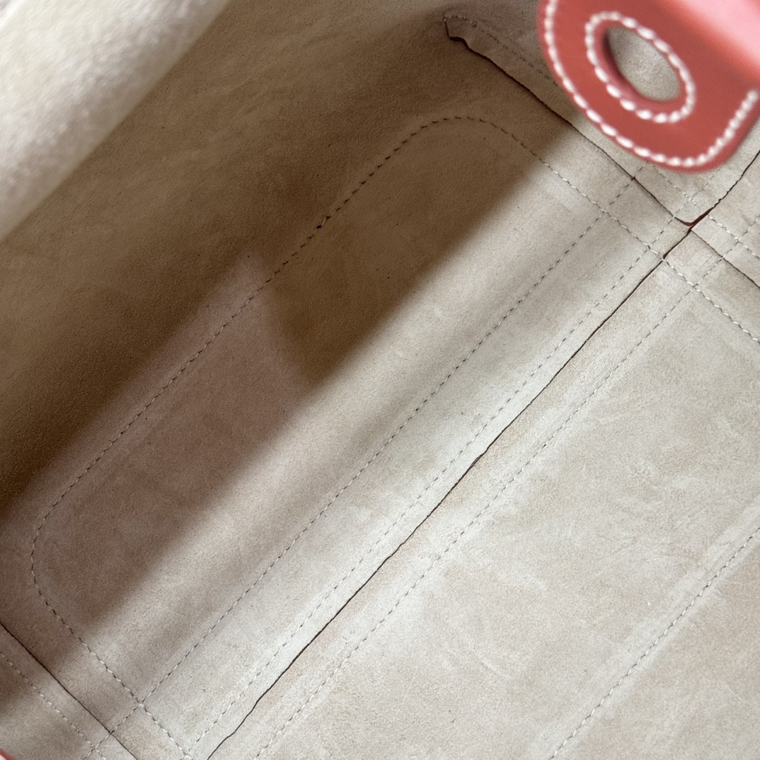 Loro Piana Large Bale Bag Smooth Calfskin 24 x 20 x 27 cm