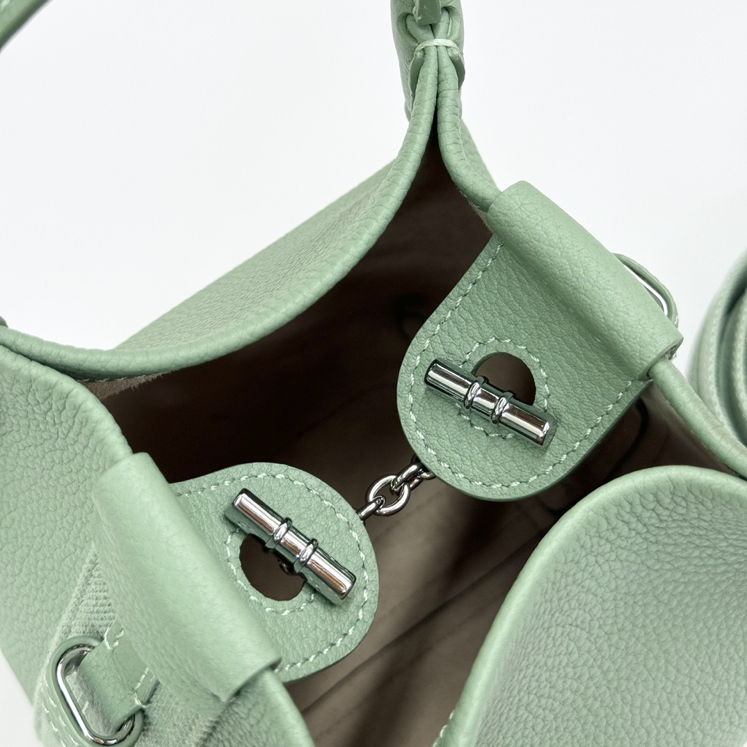 Loro Piana Micro Bale Bag Grained Calfskin 23 x 16 x 14 cm