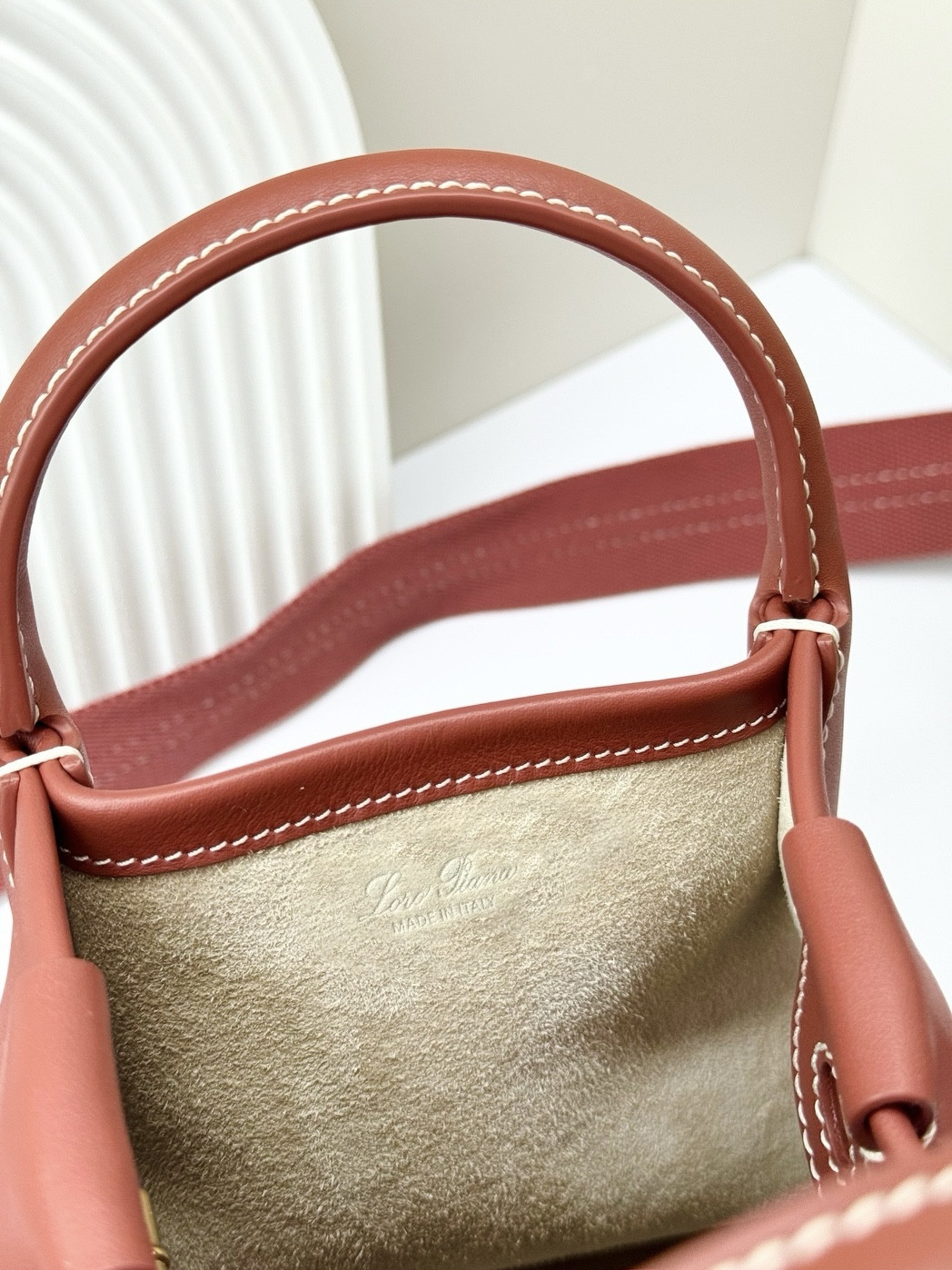 Loro Piana Micro Bale bag Smooth Calfskin 23 x 16 x 14 cm