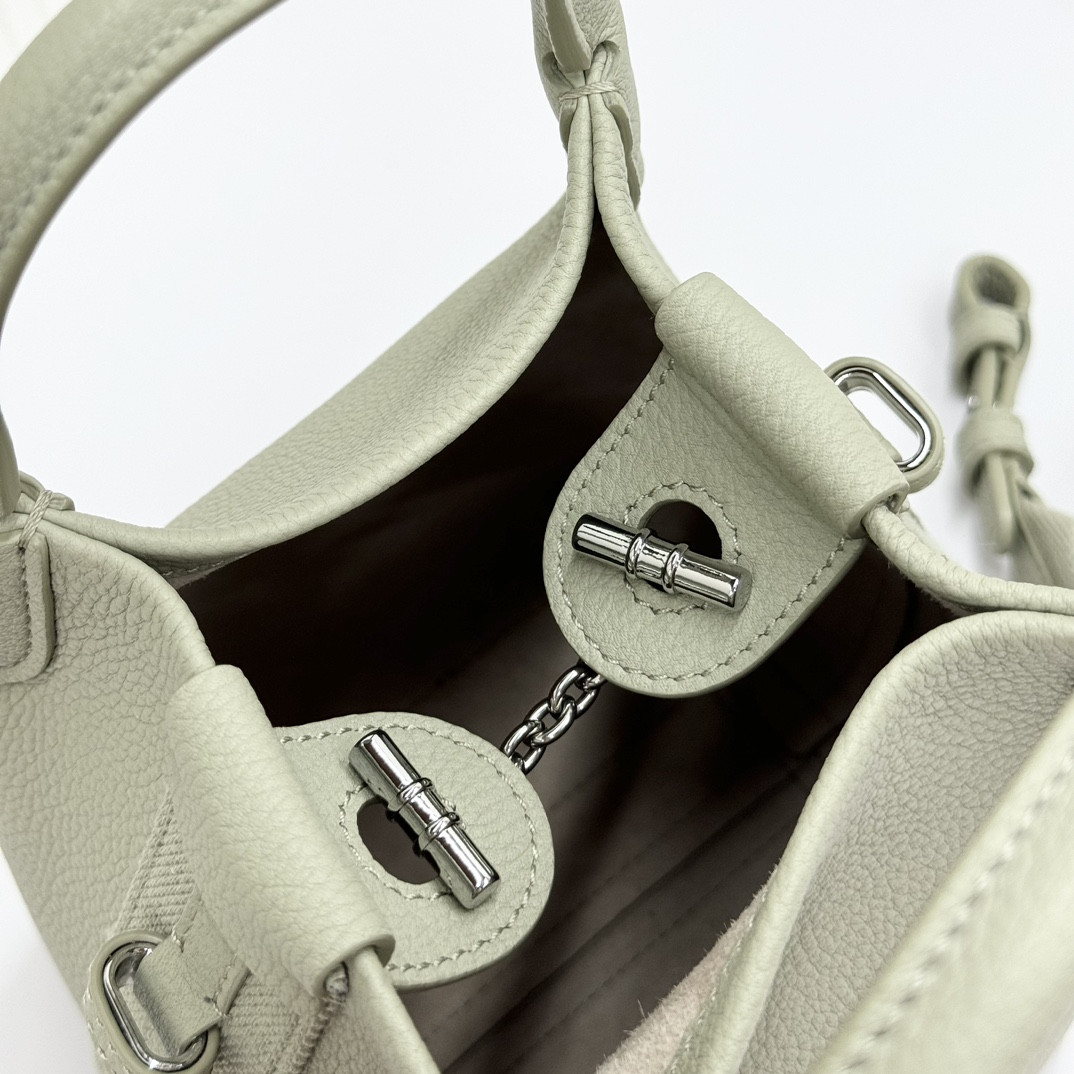 Loro Piana Micro Bale bag Grained Calfskin 23 x 16 x 14 cm