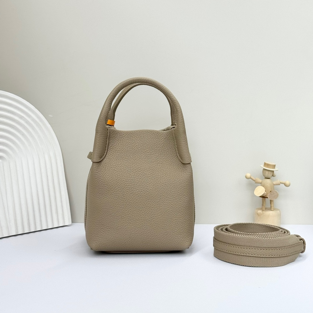 Loro Piana Micro Bale bag Grained Calfskin 23 x 16 x 14 cm