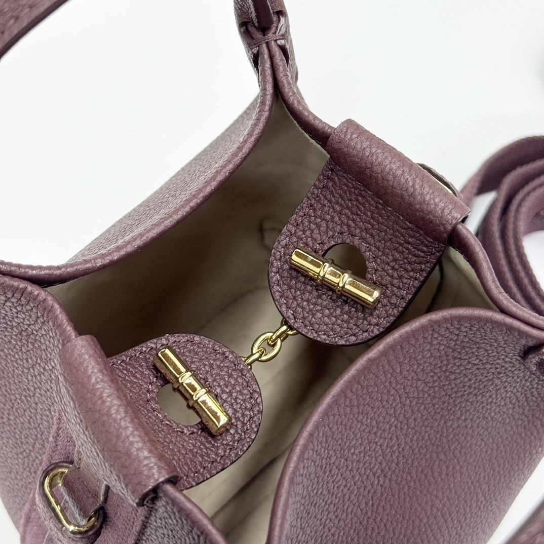 Loro Piana Micro Bale bag Grained Calfskin 23 x 16 x 14 cm