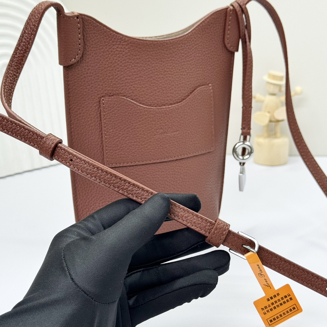 Loro Piana Mini Bale Bag Calfskin 20x15x4cm