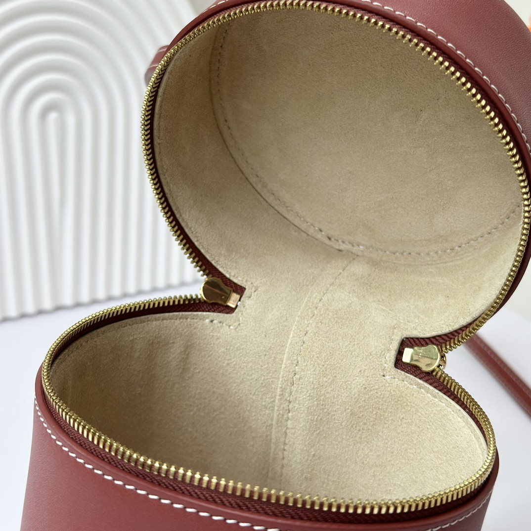 Loro Piana Extra Case Smooth Calfskin 12 x16 x12cm