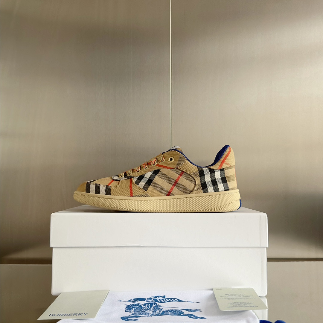 UA Burberry Check Terrace Sneakers