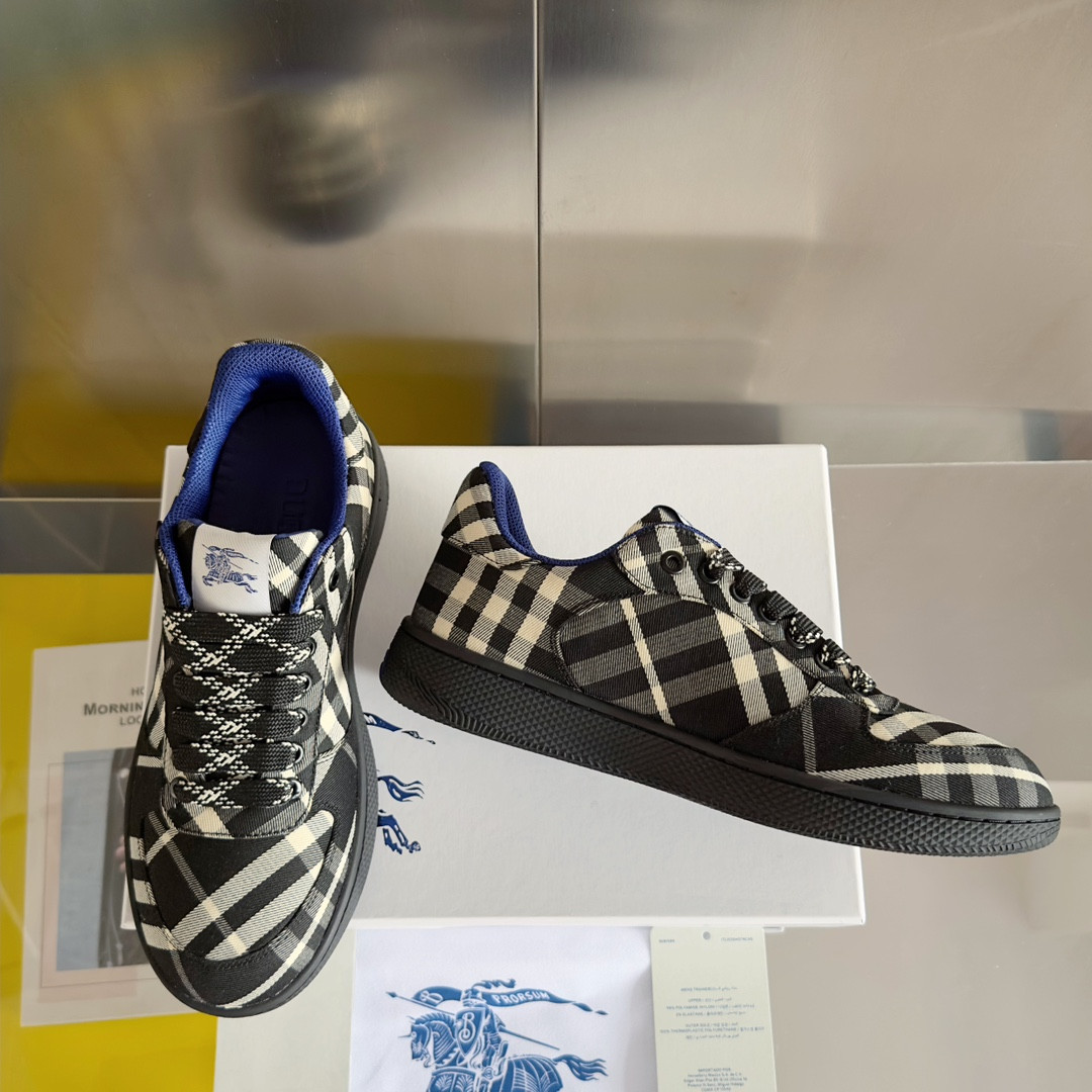 UA Burberry Check Terrace Sneakers