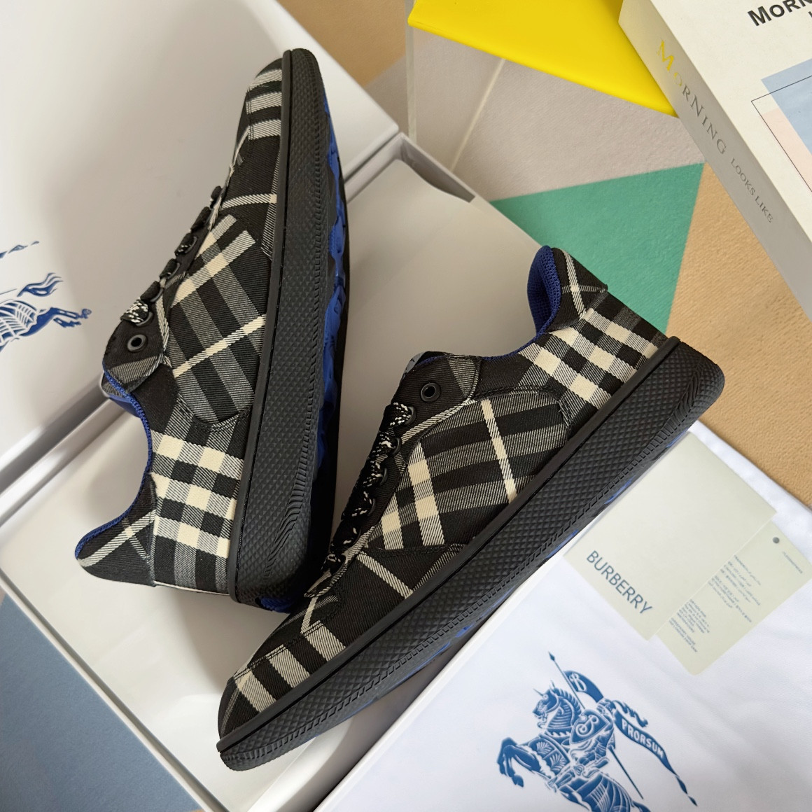 UA Burberry Check Terrace Sneakers