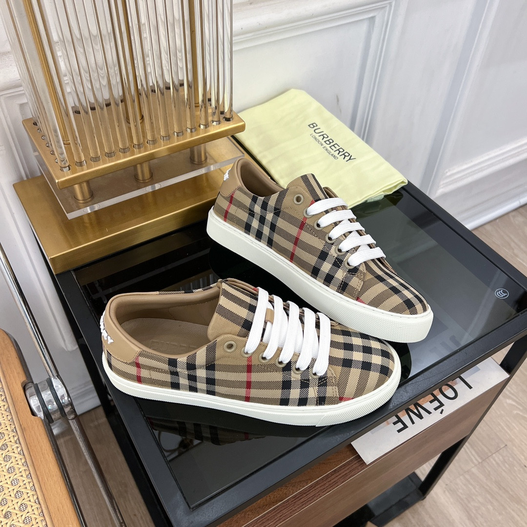 UA Burberry Check Sneakers