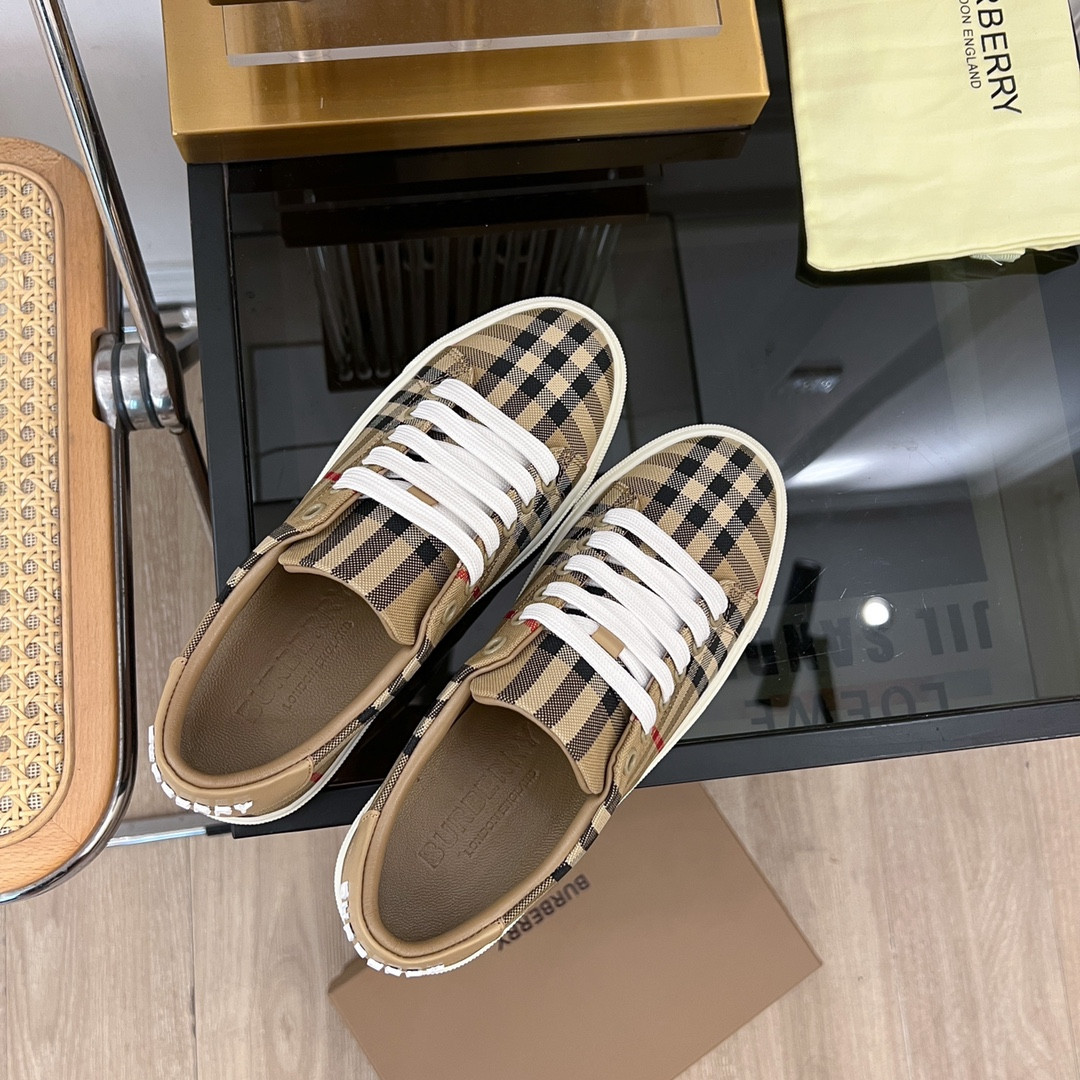 UA Burberry Check Sneakers