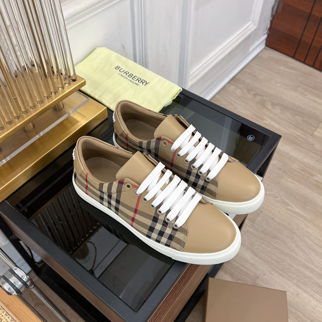 UA Burberry Check Sneakers