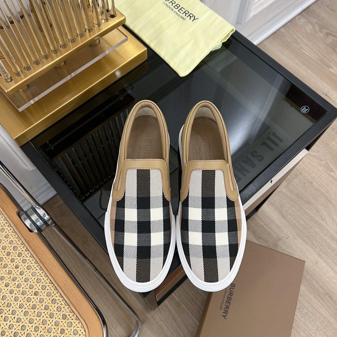 UA Burberry Slip On Sneakers