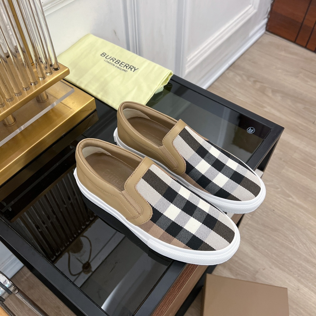 UA Burberry Slip On Sneakers