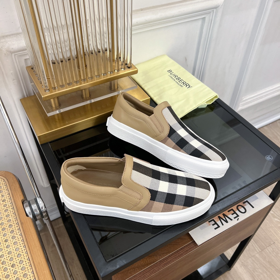 UA Burberry Slip On Sneakers
