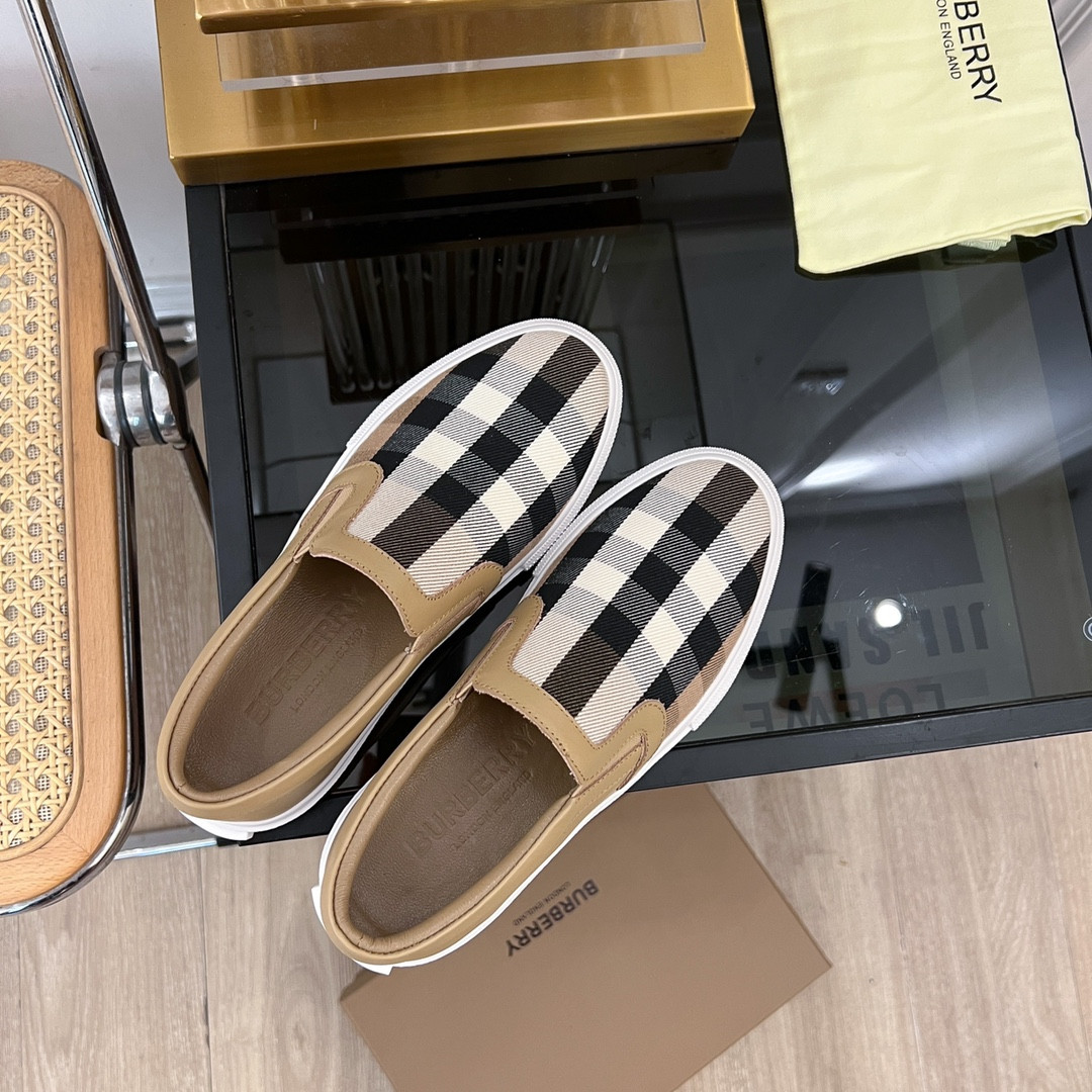 UA Burberry Slip On Sneakers