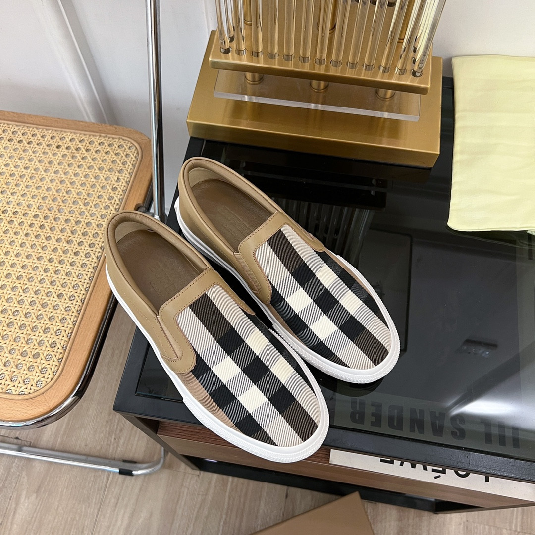UA Burberry Slip On Sneakers