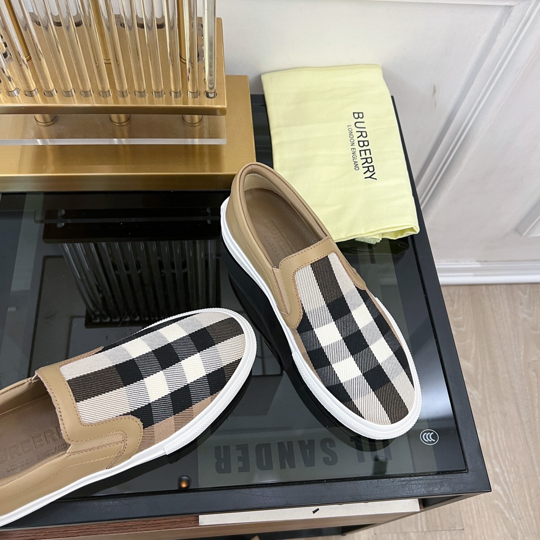 UA Burberry Slip On Sneakers