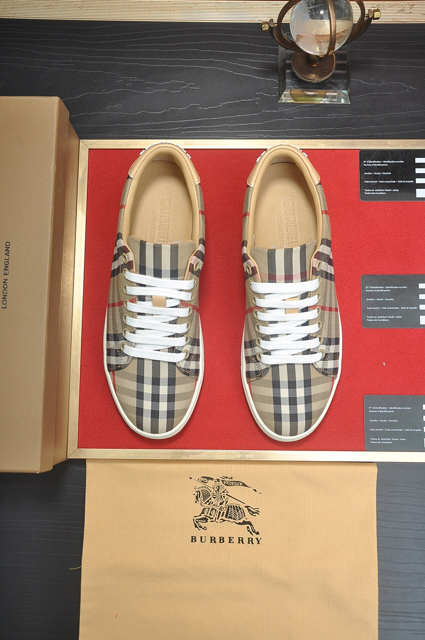 UA Burberry Check Sneakers