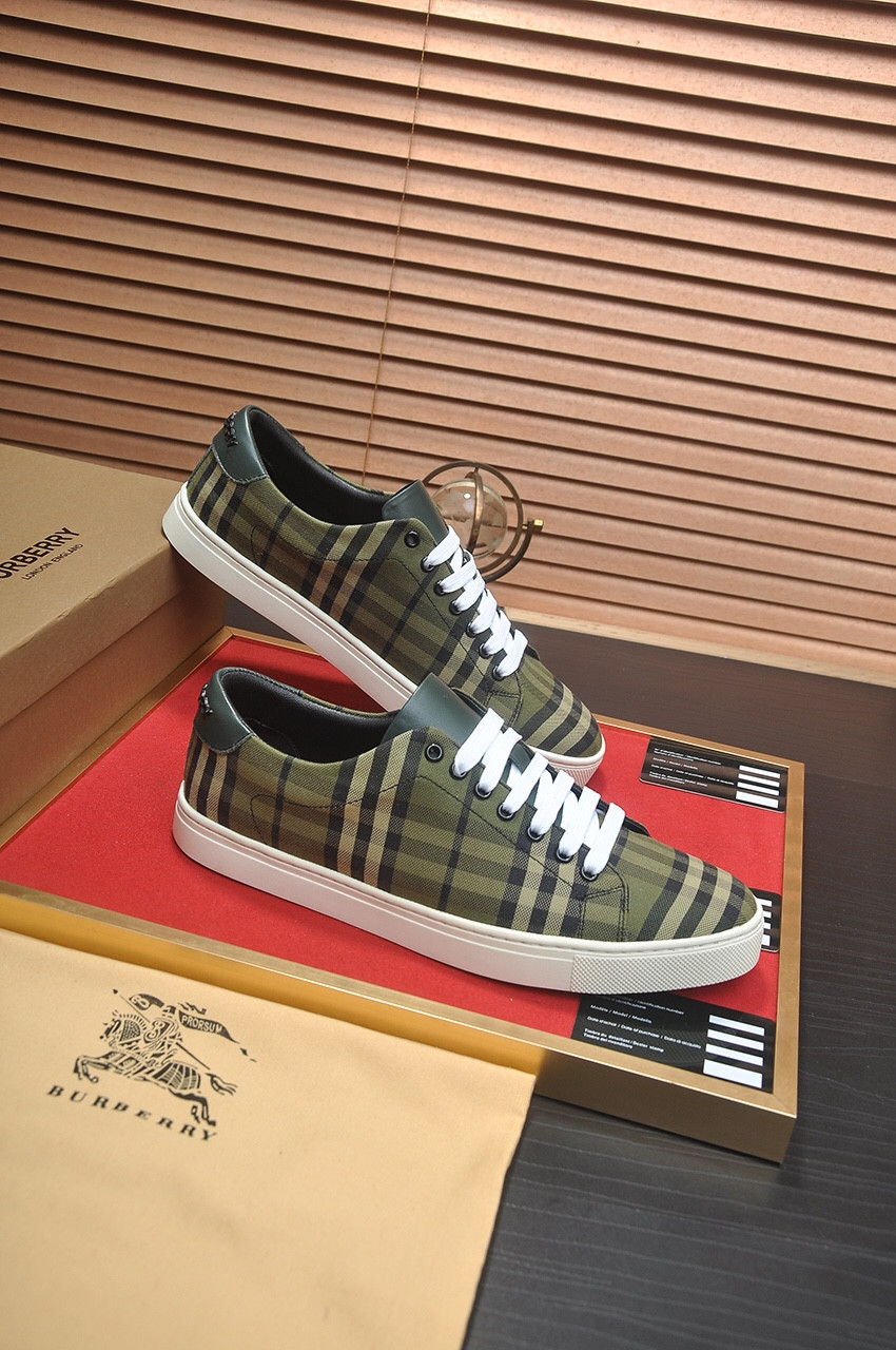 UA Burberry Check Sneakers