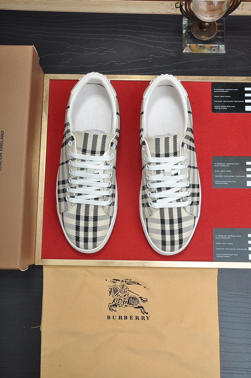 UA Burberry Check Sneakers