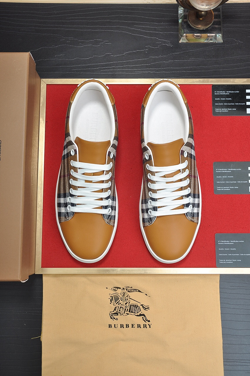 UA Burberry Check Sneakers