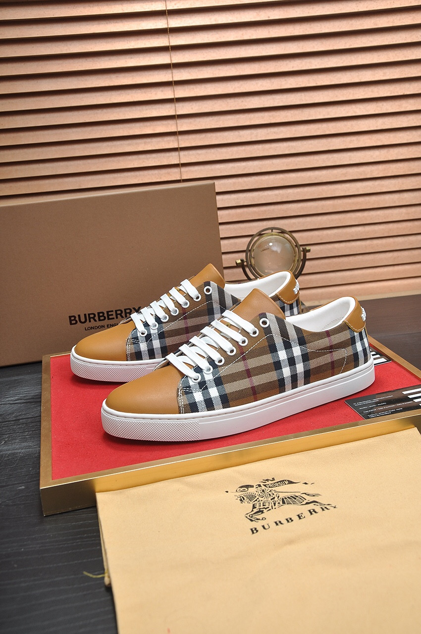 UA Burberry Check Sneakers