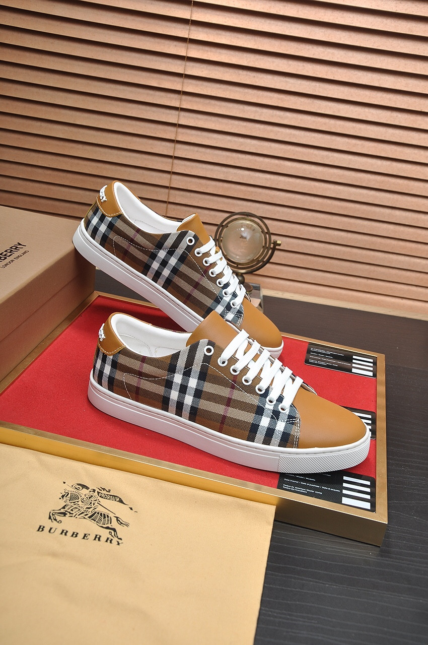 UA Burberry Check Sneakers